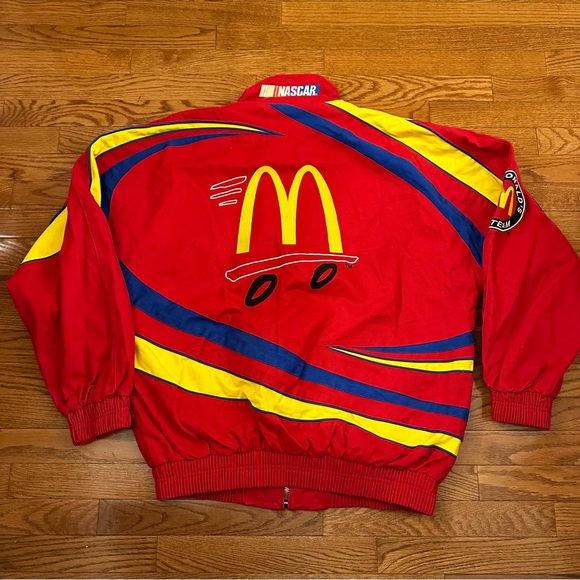 Vintage Rare McDonald’s Bill Elliot #94 nascar racing men’s jacket size large - Picture 5 of 8
